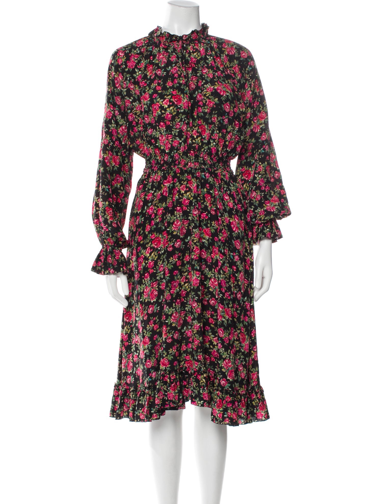 Dolce & Gabbana Silk Midi Length Dress