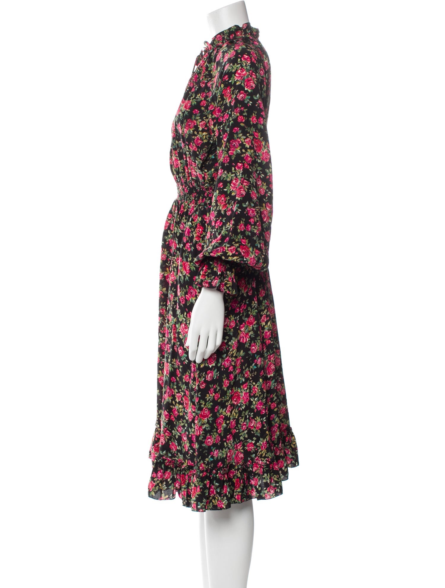 Dolce & Gabbana Silk Midi Length Dress
