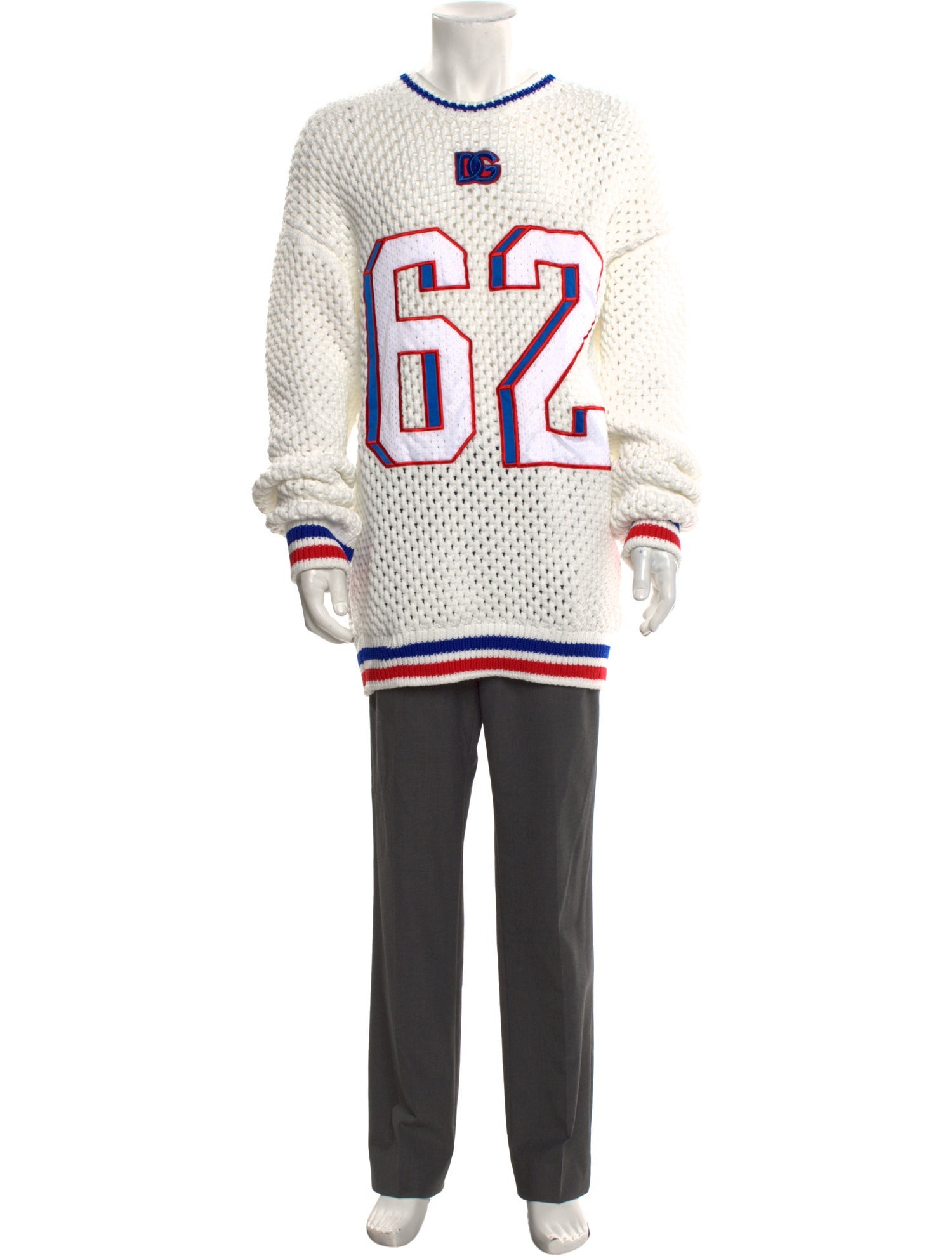 Dolce & Gabbana Graphic Print Crew Neck Pullover