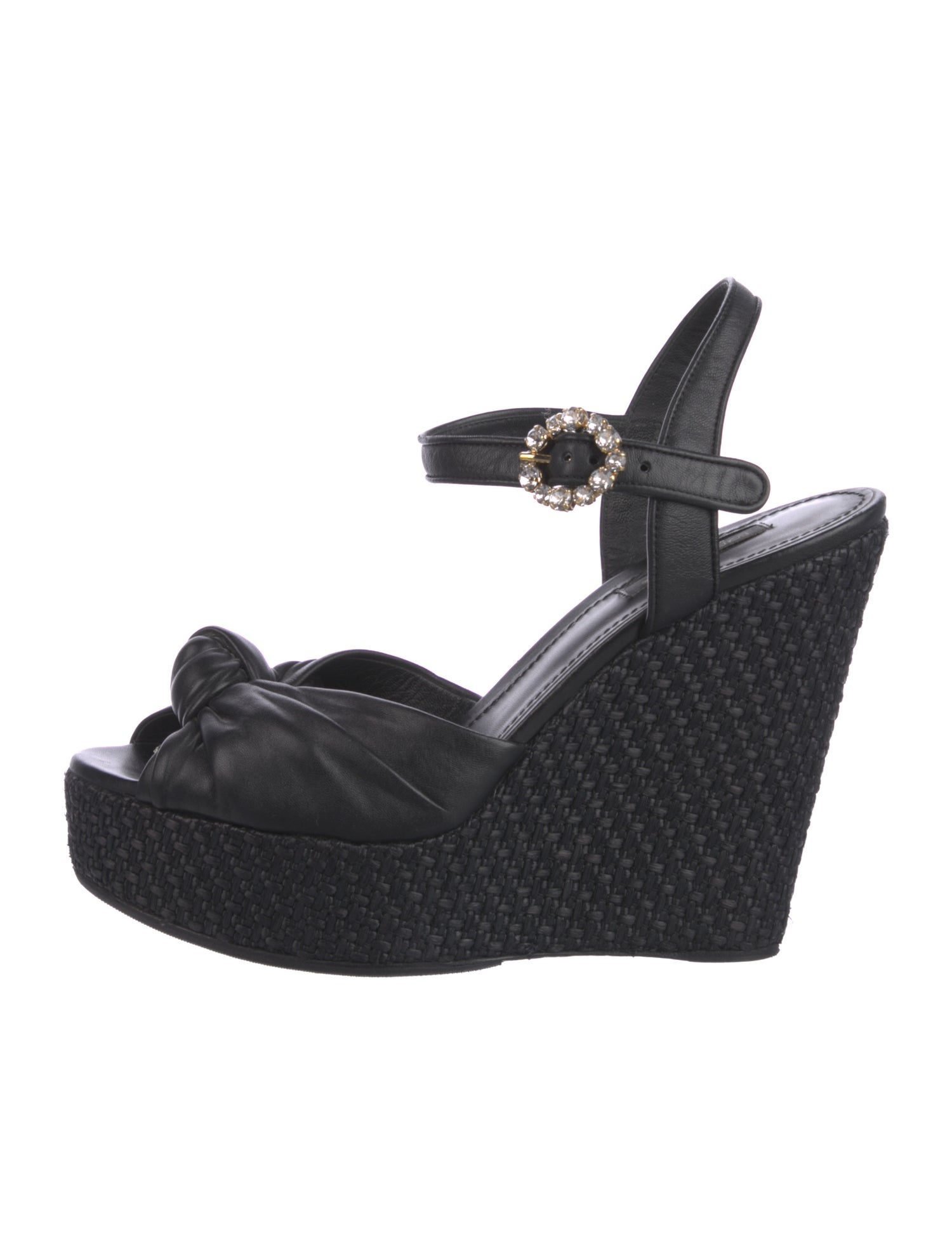 Dolce & Gabbana Leather Espadrilles