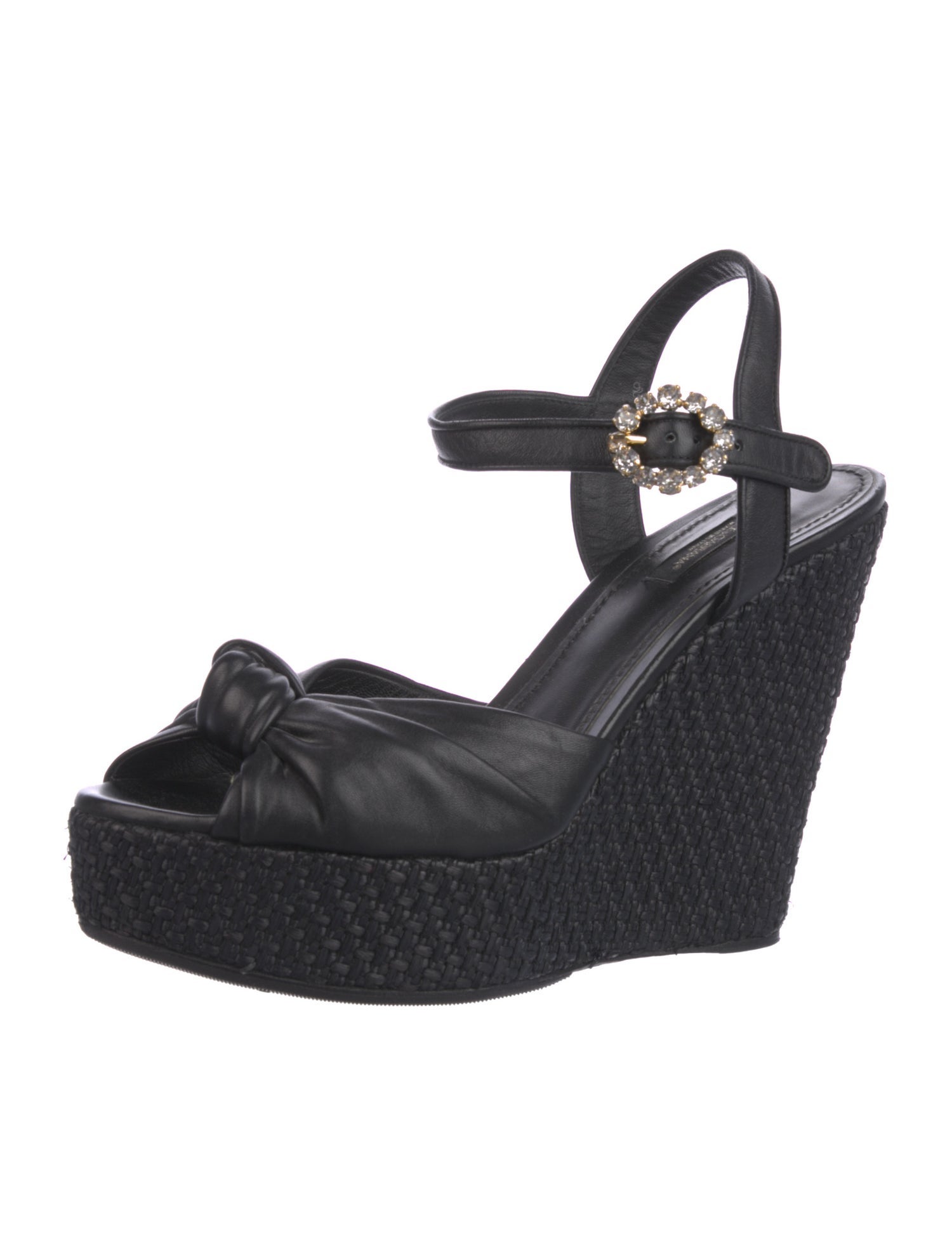 Dolce & Gabbana Leather Espadrilles