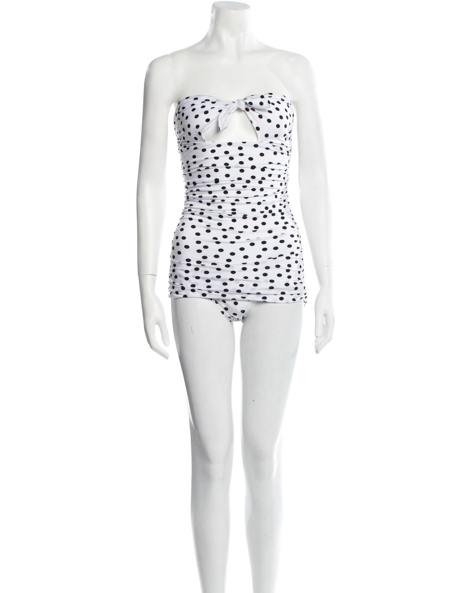 Dolce & Gabbana Polka Dot Print One-Piece w/ Tags