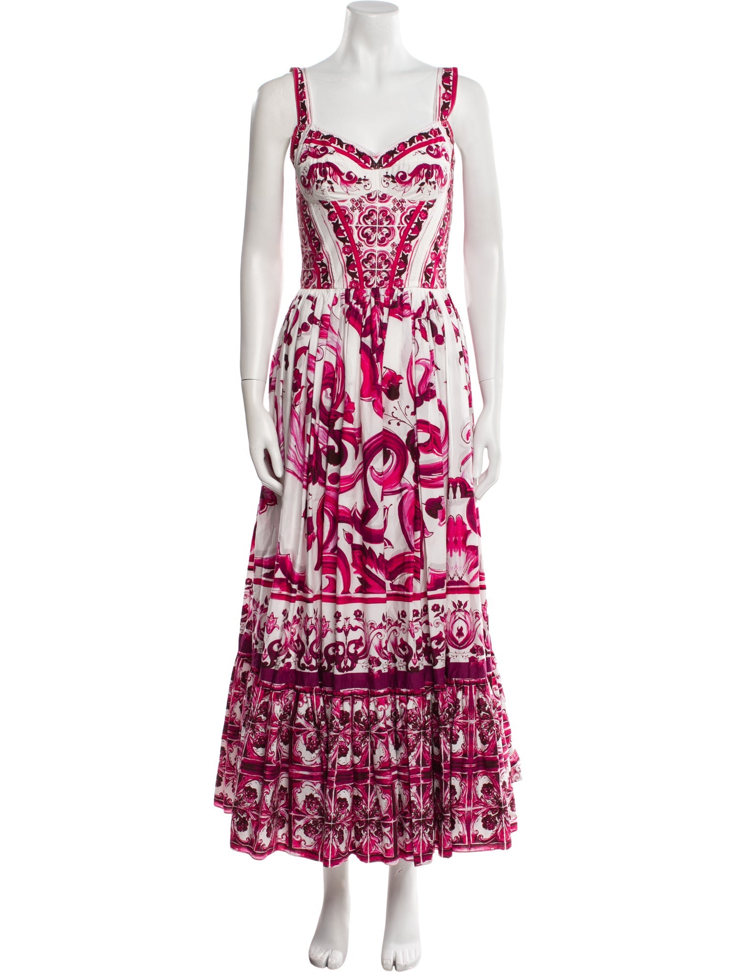 Dolce & Gabbana Printed Long Dress
