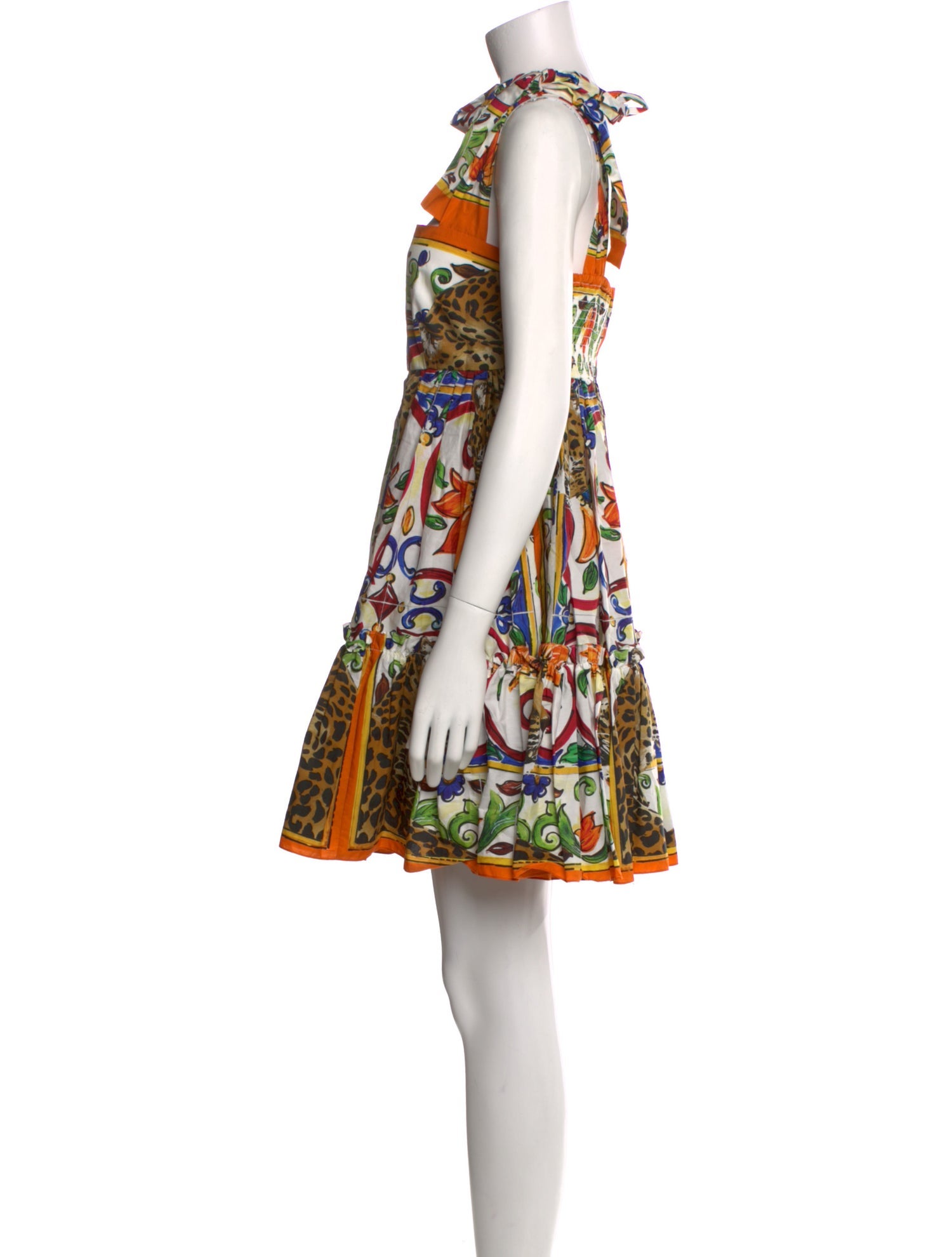 Dolce & Gabbana Printed Mini Dress w/ Tags