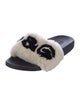 Dolce & Gabbana Fur Fur Trim Slides