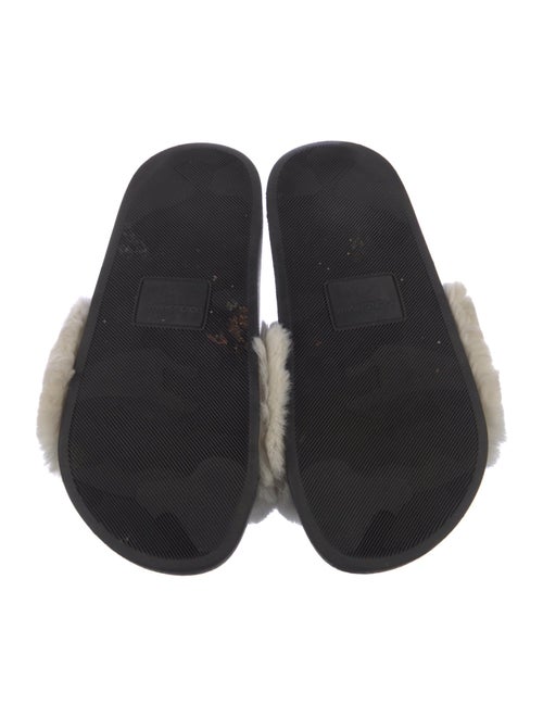 Dolce & Gabbana Fur Fur Trim Slides
