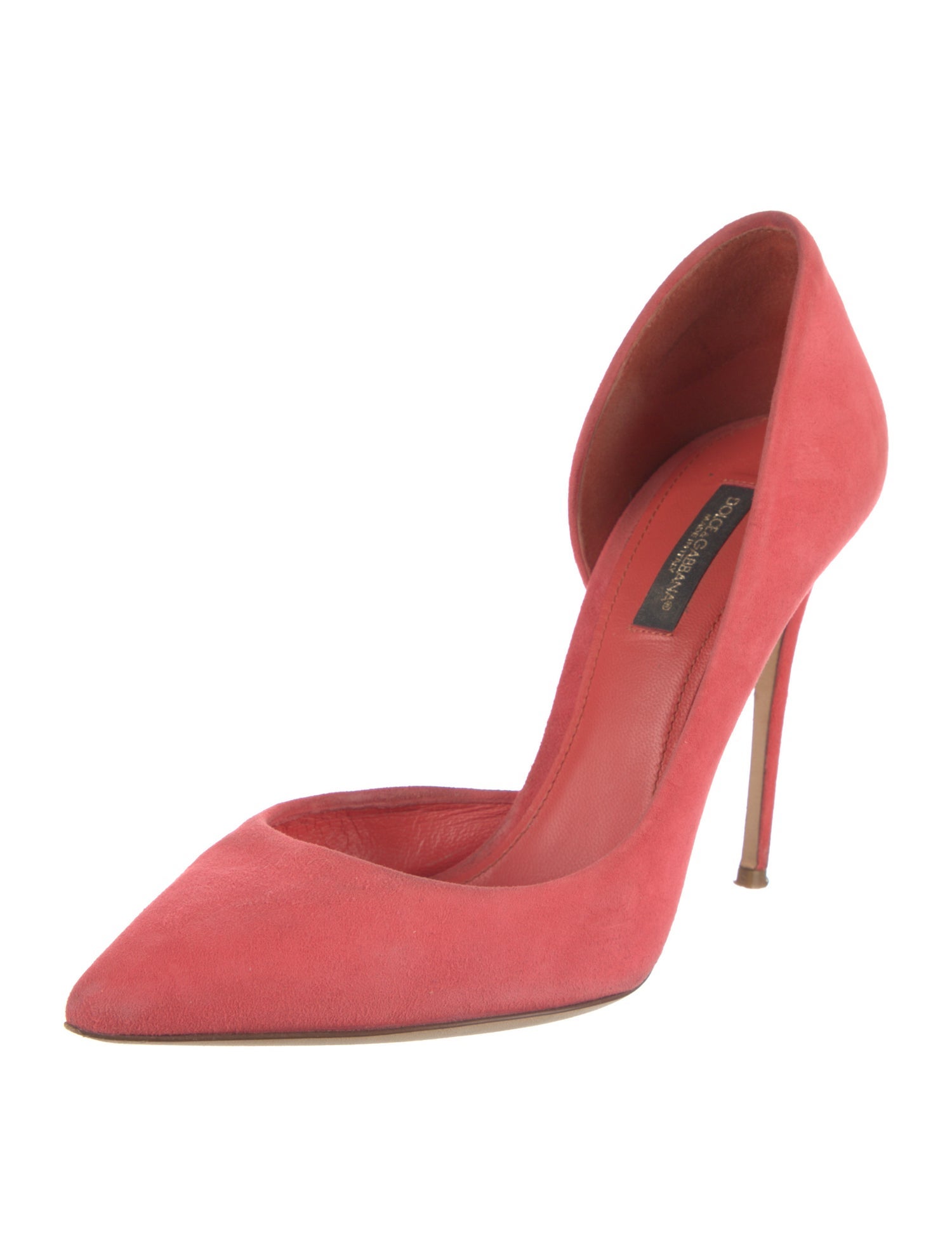 Dolce & Gabbana Suede D'Orsay Pumps