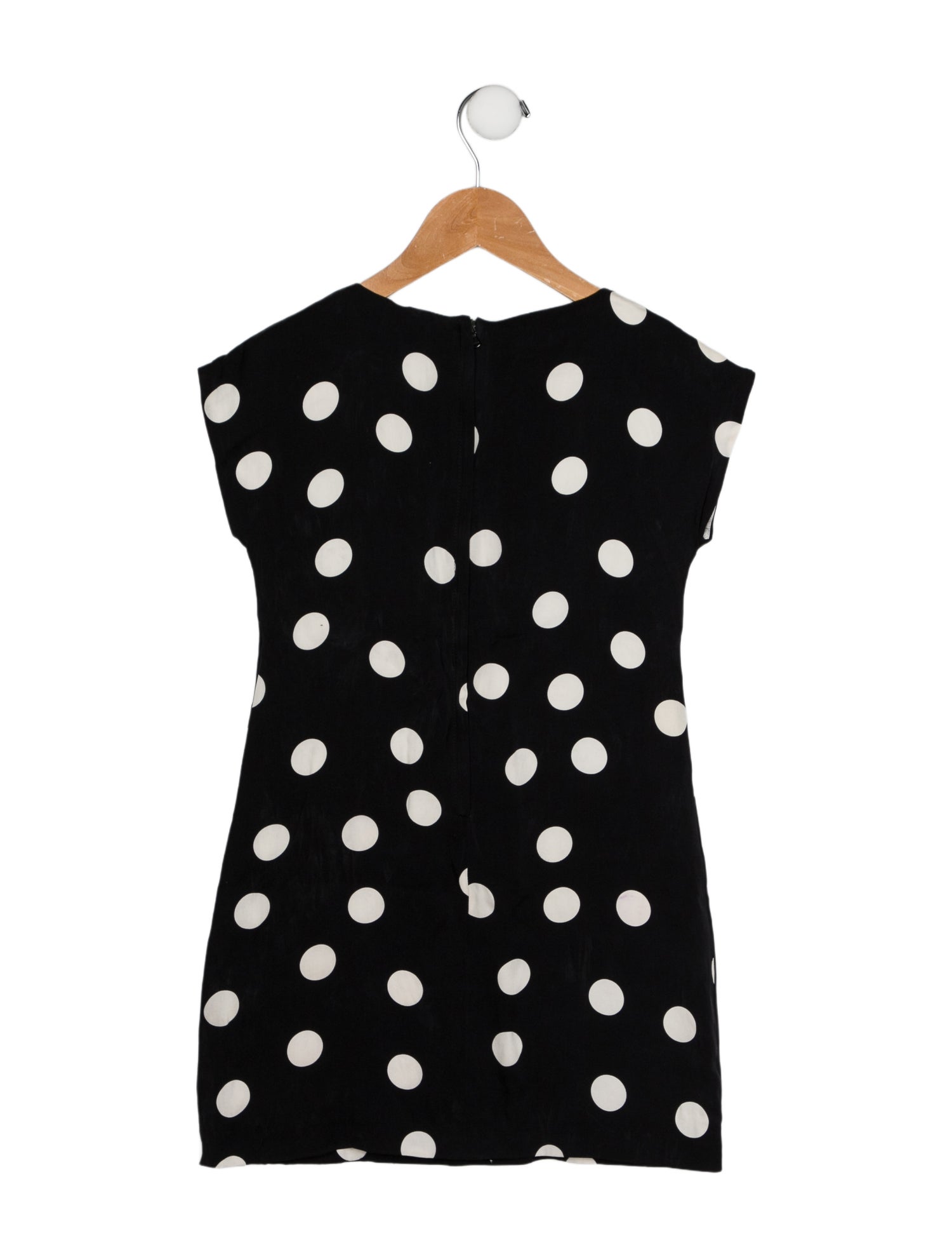 Dolce & Gabbana Girls' Polka Dot Printed Sleeveless Dress