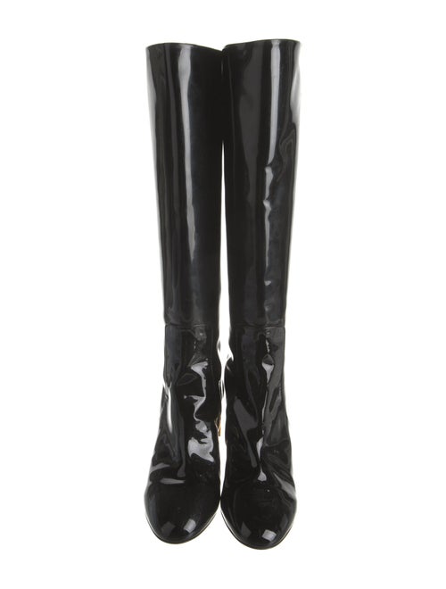 Dolce & Gabbana Patent Leather Riding Boots