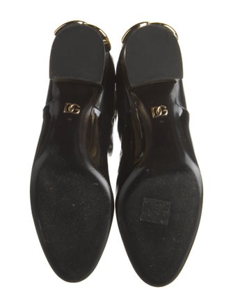 Dolce & Gabbana Patent Leather Riding Boots