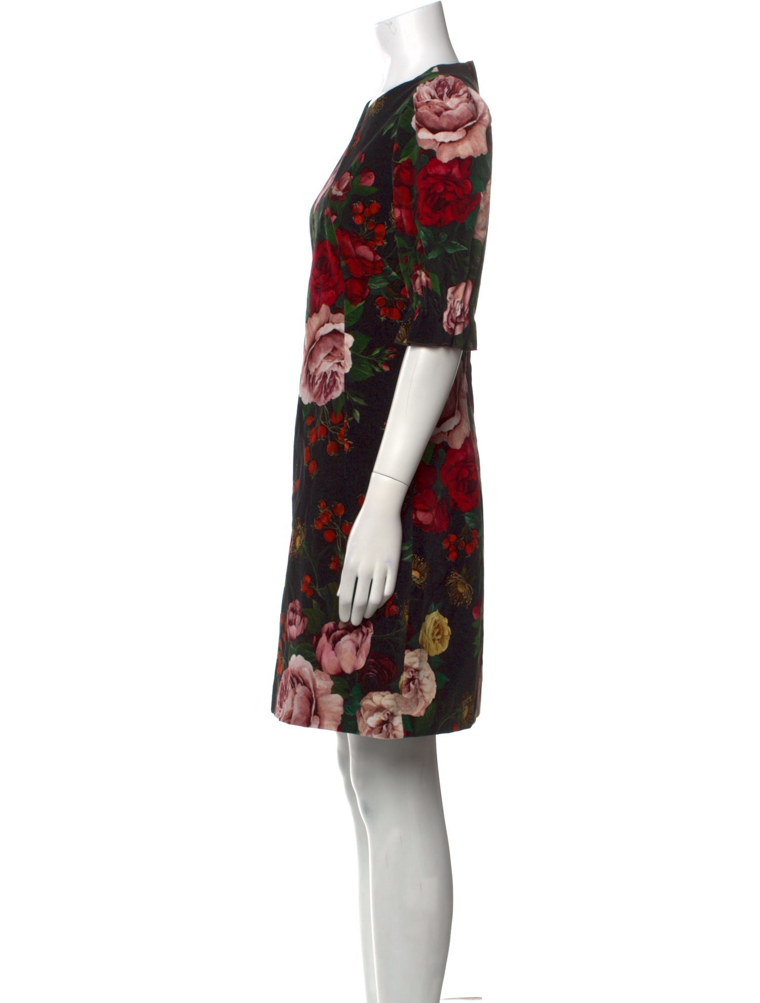 Dolce & Gabbana Floral Print Mini Dress w/ Tags