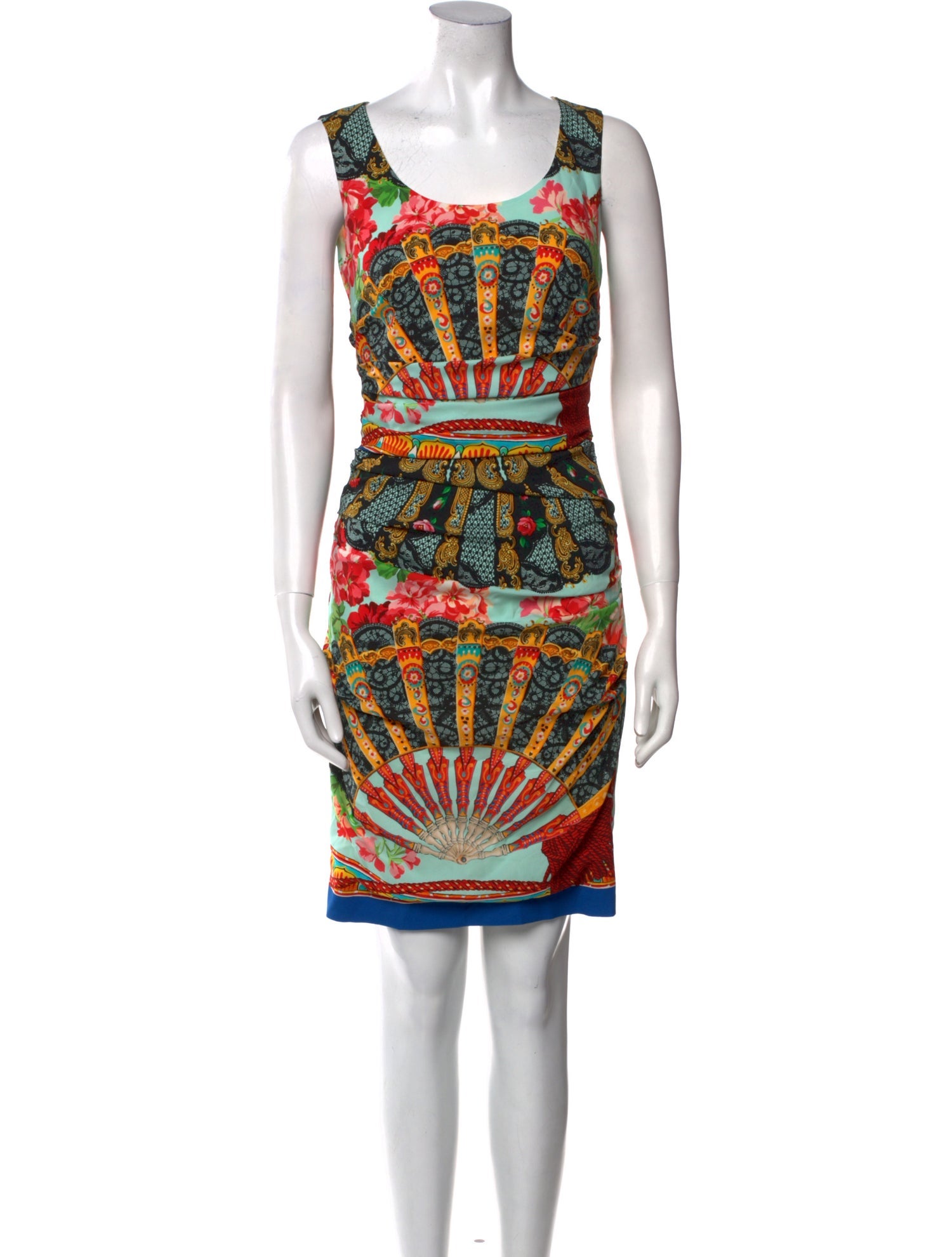 Dolce & Gabbana Silk Knee-Length Dress