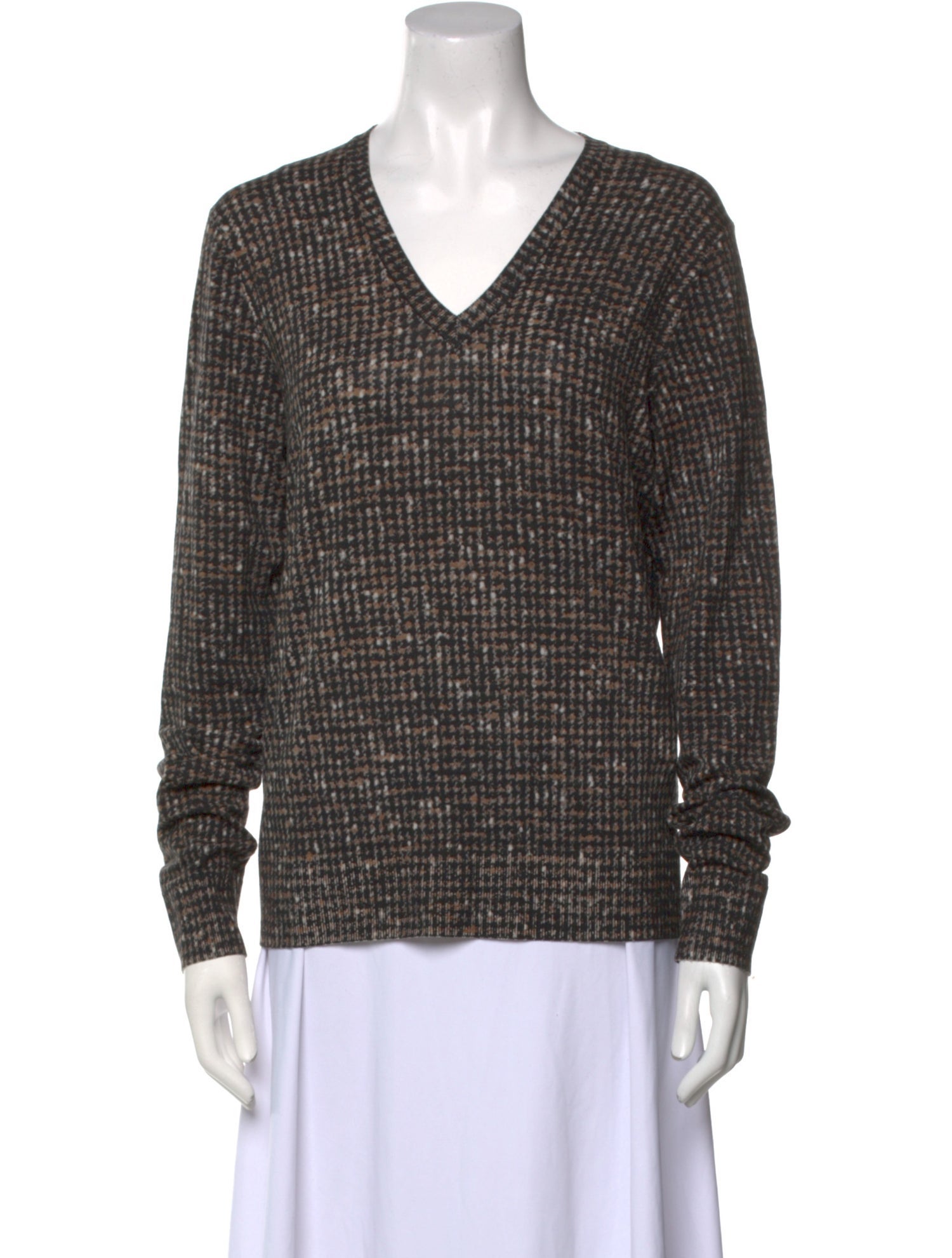 Dolce & Gabbana Virgin Wool Printed Sweater