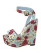 Dolce & Gabbana Floral Print Sandals