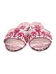 Dolce & Gabbana Canvas Floral Print Slides