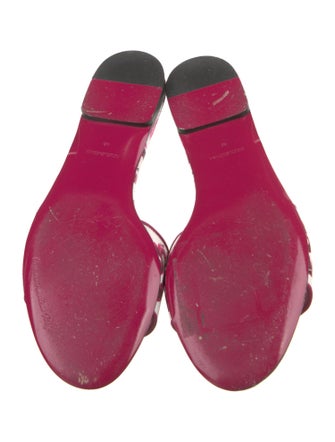 Dolce & Gabbana Canvas Floral Print Slides