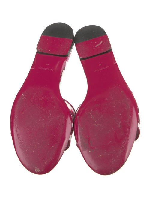 Dolce & Gabbana Canvas Floral Print Slides