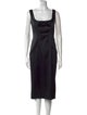 Dolce & Gabbana Square Neckline Midi Length Dress