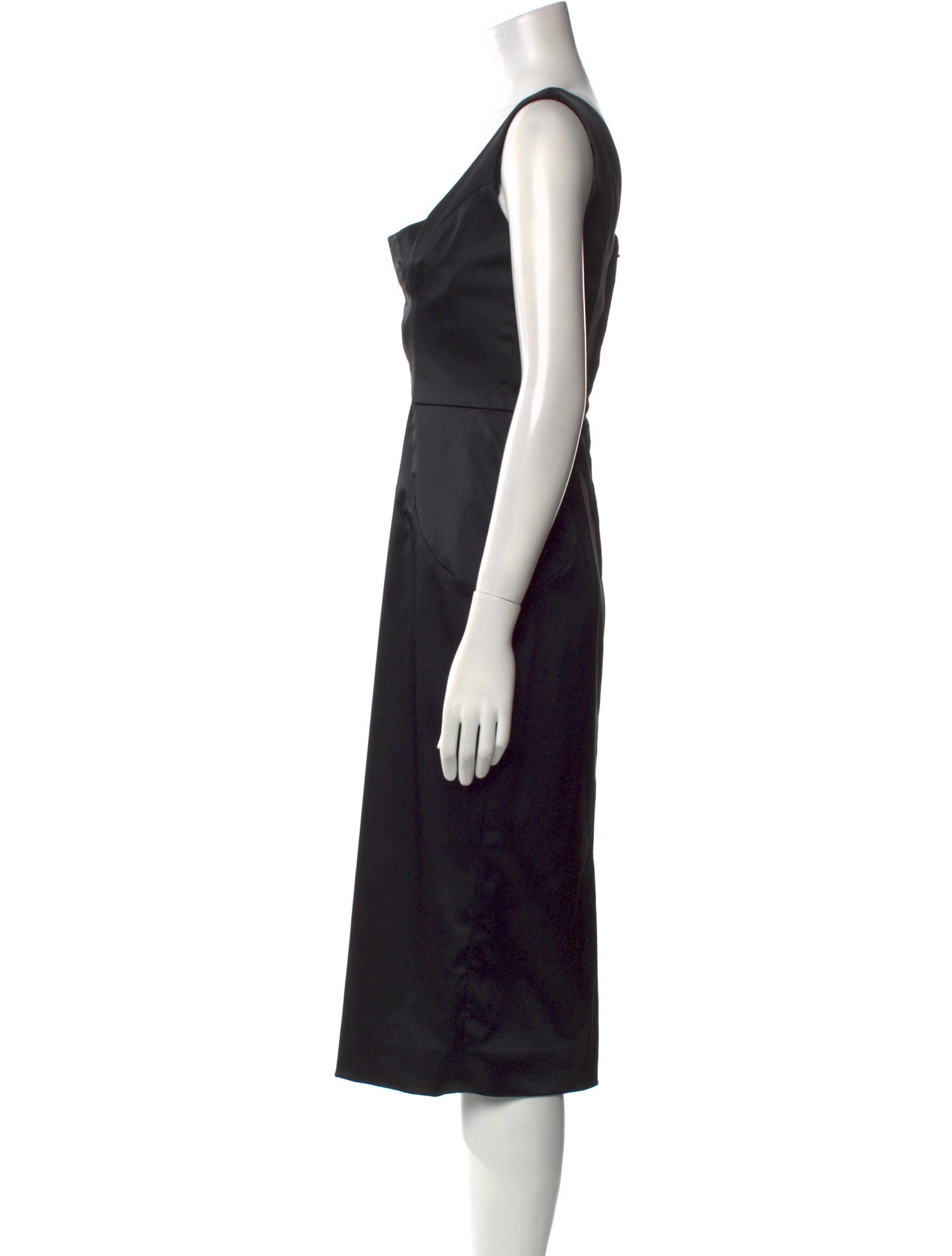 Dolce & Gabbana Square Neckline Midi Length Dress