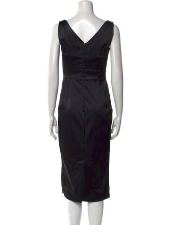 Dolce & Gabbana Square Neckline Midi Length Dress