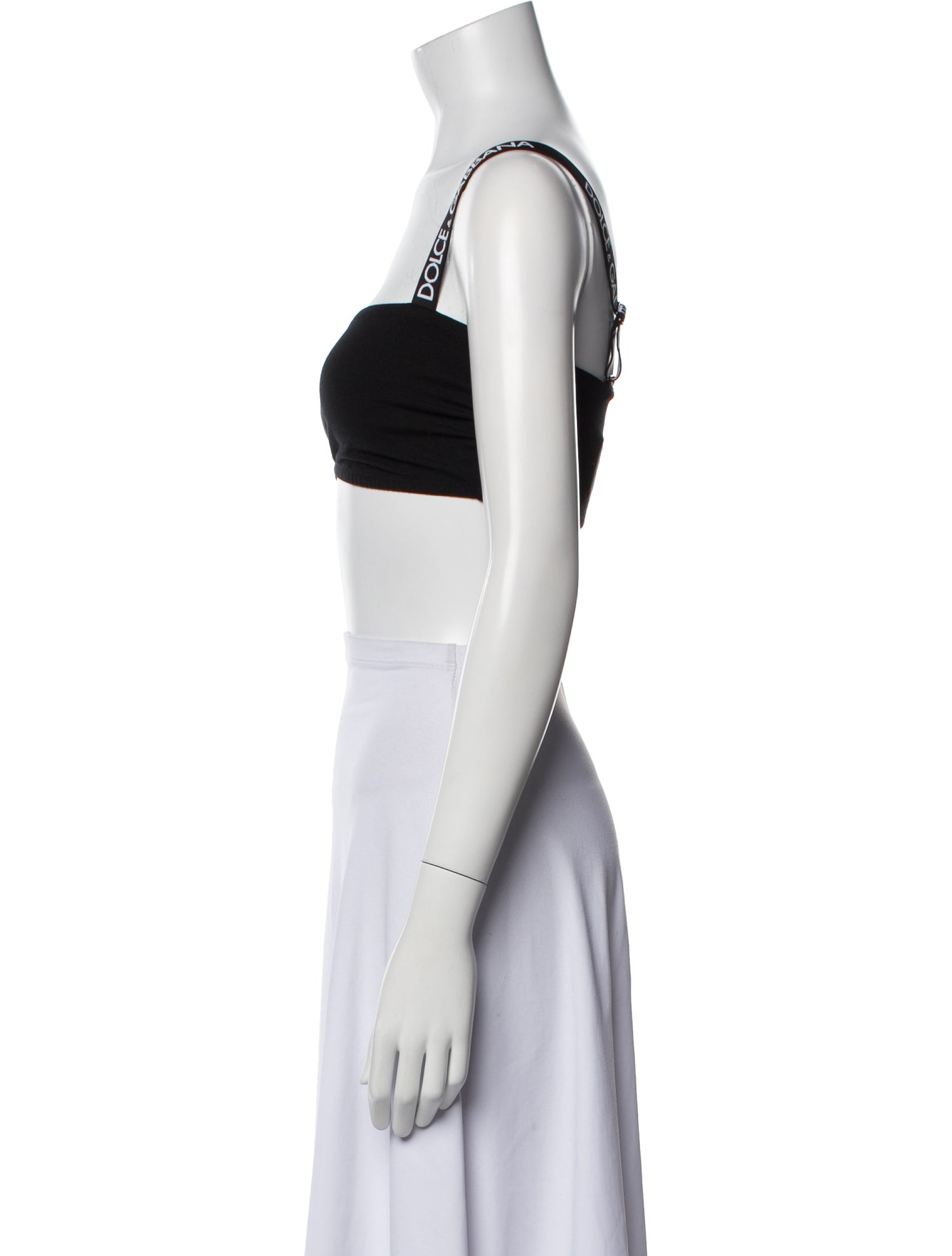 Dolce & Gabbana Square Neckline Sleeveless Crop Top w/ Tags