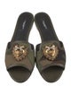 Dolce & Gabbana Canvas Printed Slides