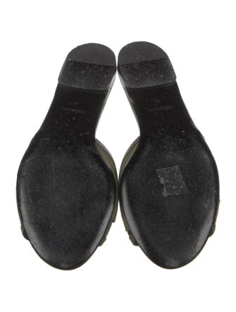 Dolce & Gabbana Canvas Printed Slides