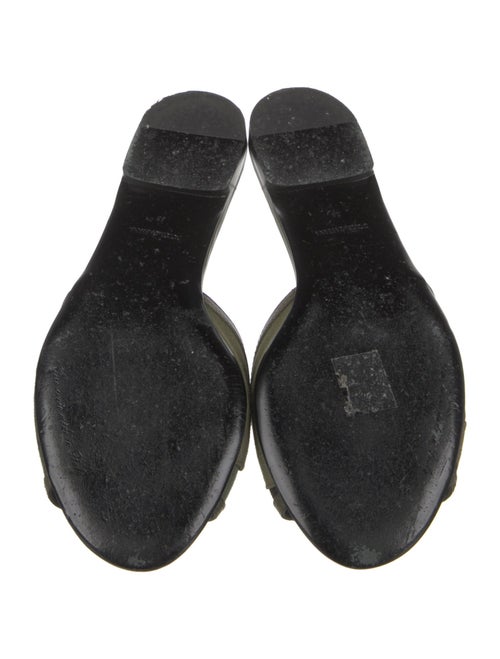 Dolce & Gabbana Canvas Printed Slides