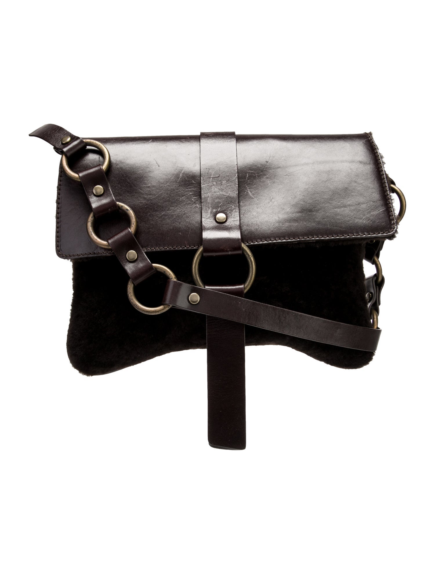 Dolce & Gabbana Faux Fur Shoulder Bag