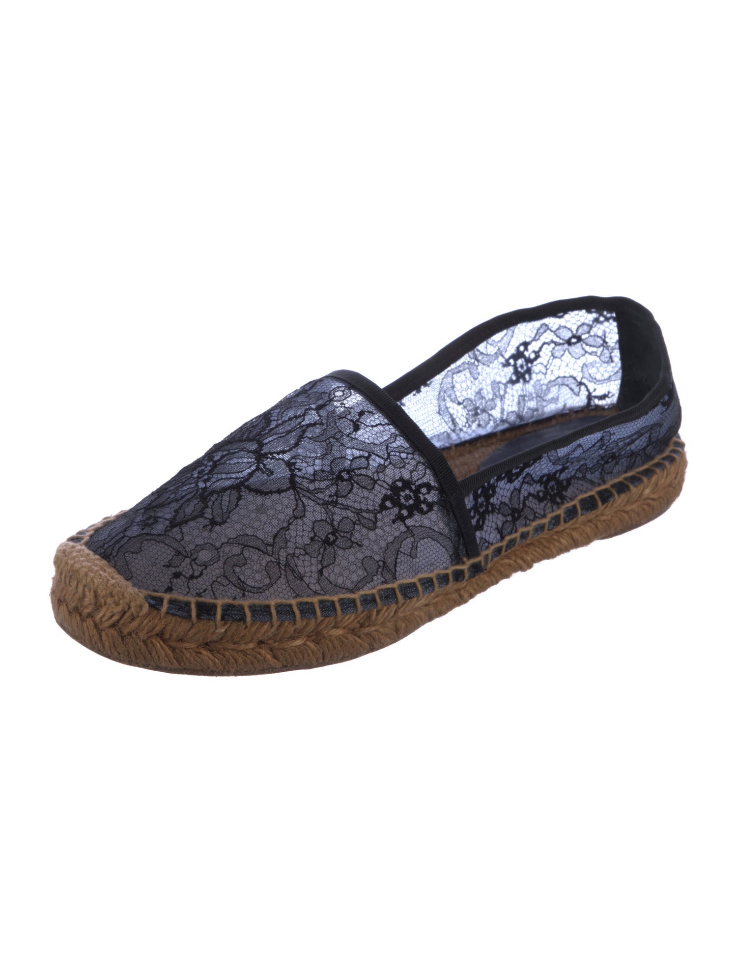 Dolce & Gabbana Lace Lace Pattern Espadrilles