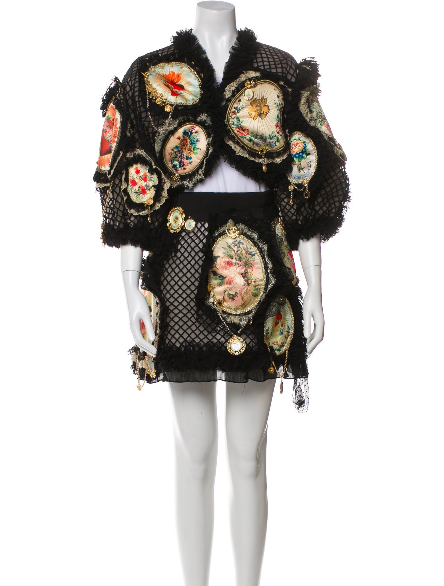 Dolce & Gabbana 2019 Floral Print Skirt Set