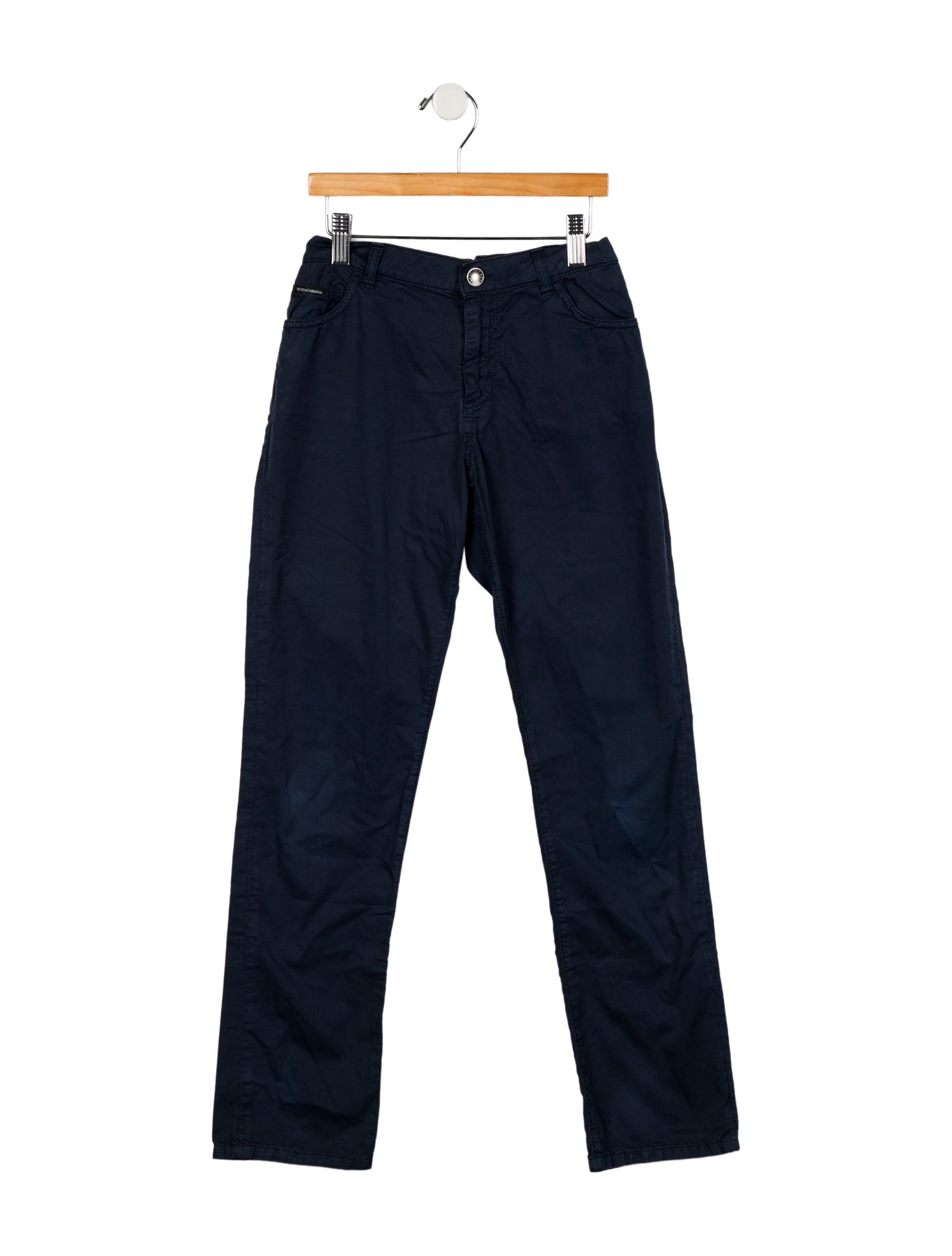 Dolce & Gabbana Boys' Solid Straight Leg Pants