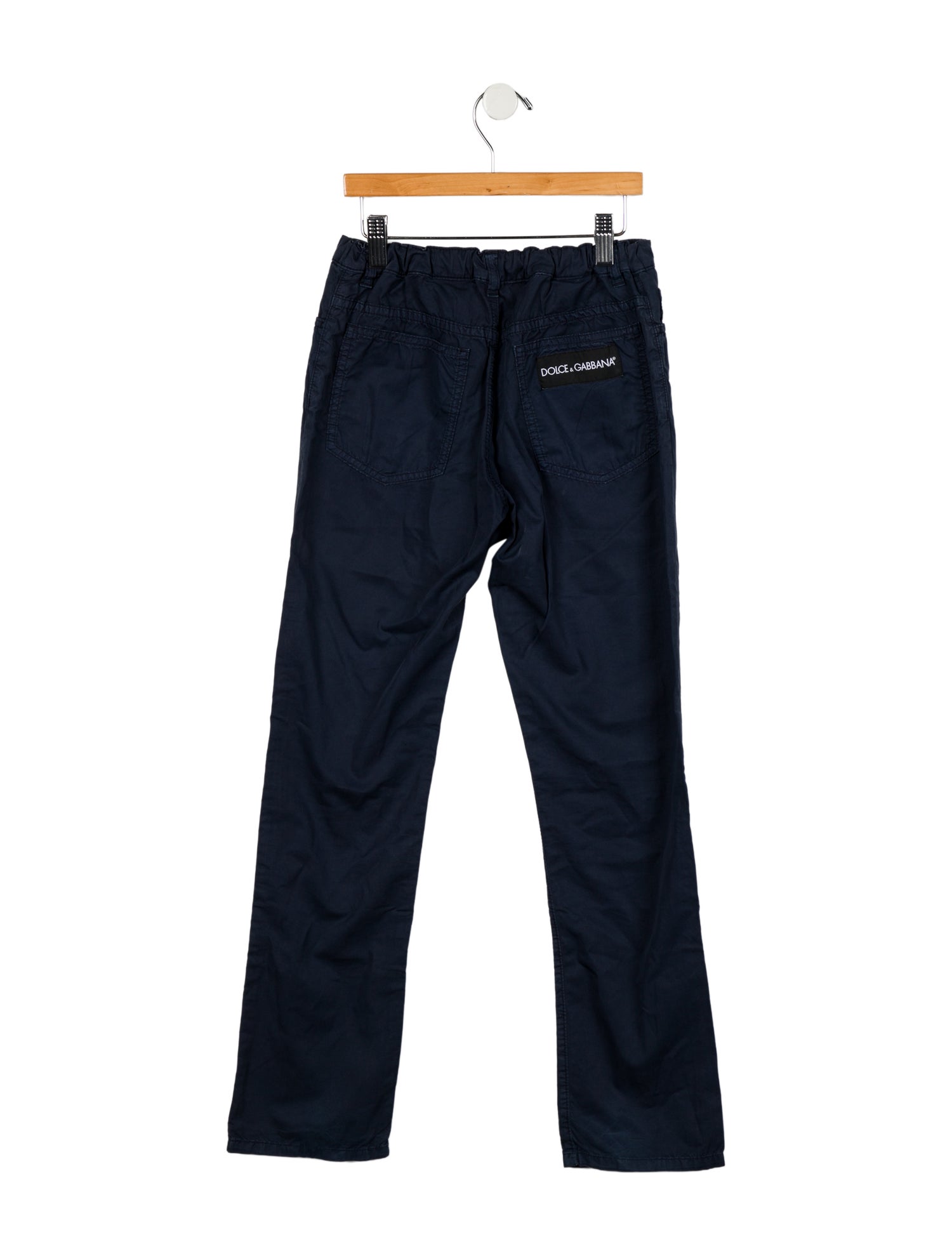 Dolce & Gabbana Boys' Solid Straight Leg Pants