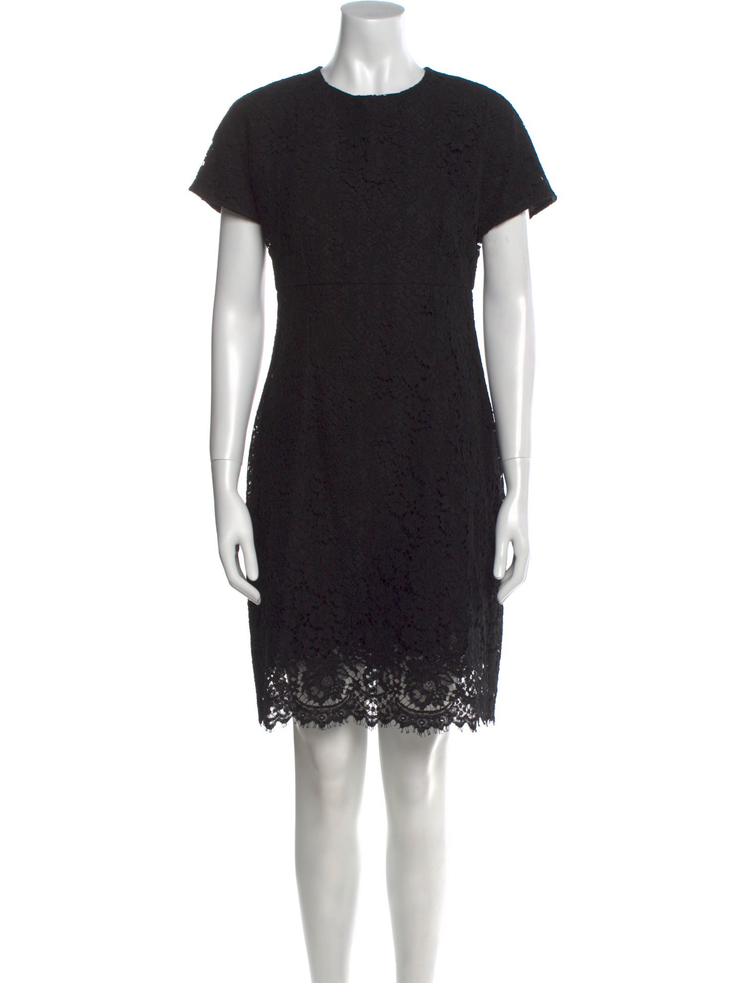 Dolce & Gabbana Crew Neck Mini Dress