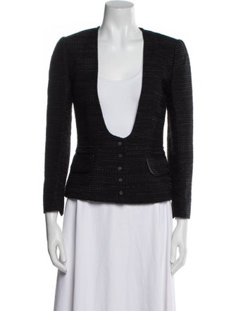 Dolce & Gabbana Nylon Tweed Pattern Evening Jacket