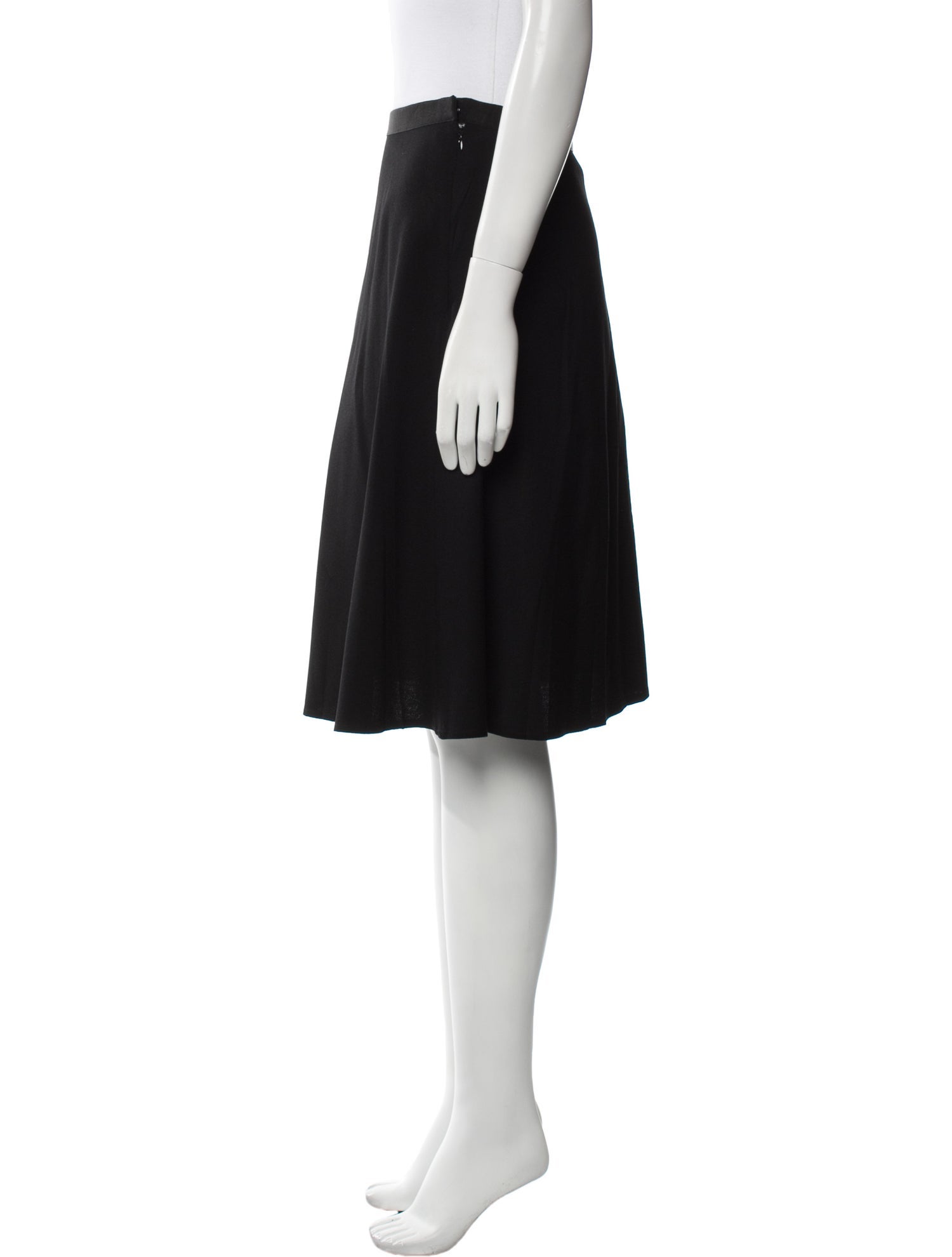 Dolce & Gabbana Virgin Wool Knee-Length Skirt