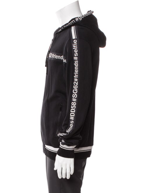 Dolce & Gabbana Graphic Print Crew Neck Hoodie