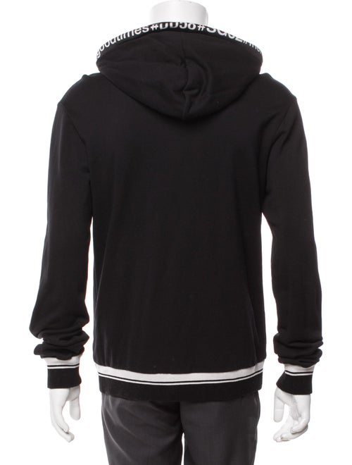 Dolce & Gabbana Graphic Print Crew Neck Hoodie