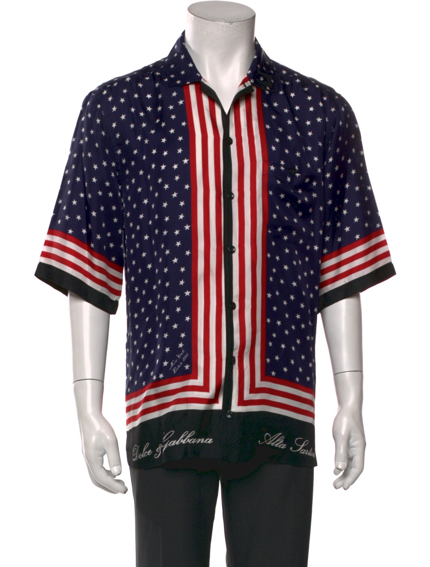 Dolce & Gabbana Silk Striped Shirt