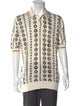 Dolce & Gabbana Silk Printed Polo Shirt