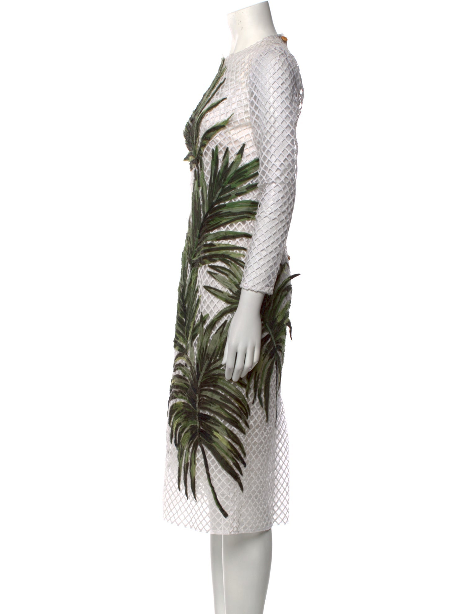 Dolce & Gabbana Printed Midi Length Dress