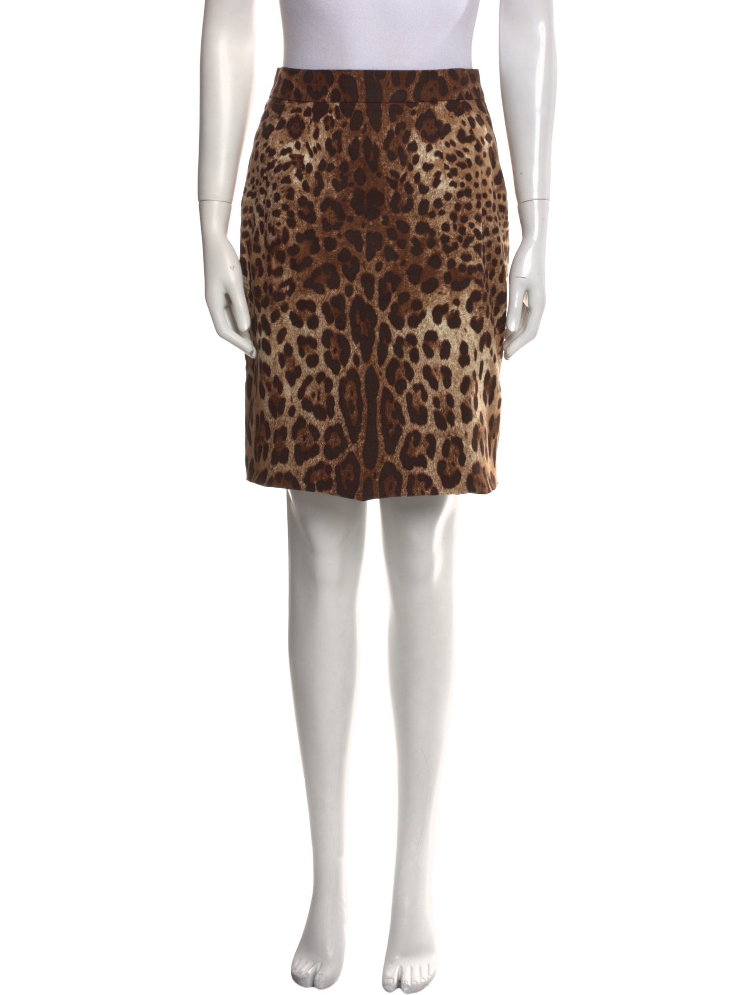 Dolce & Gabbana Animal Print Mini Skirt