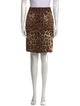 Dolce & Gabbana Animal Print Mini Skirt