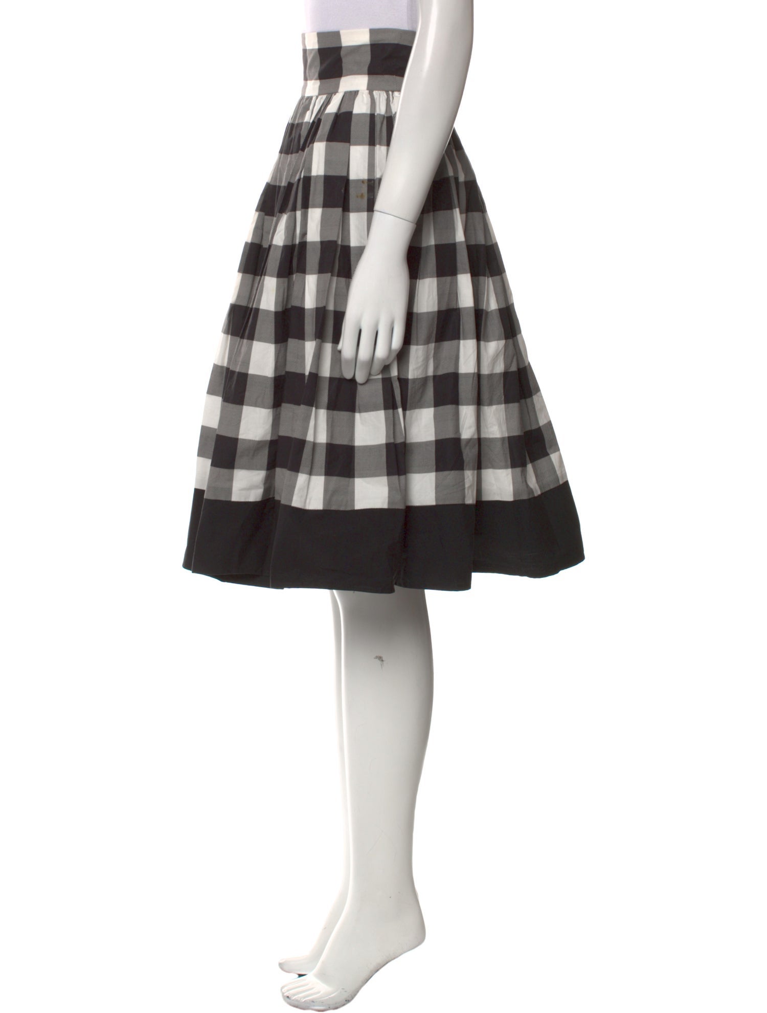 Dolce & Gabbana Plaid Print Knee-Length Skirt