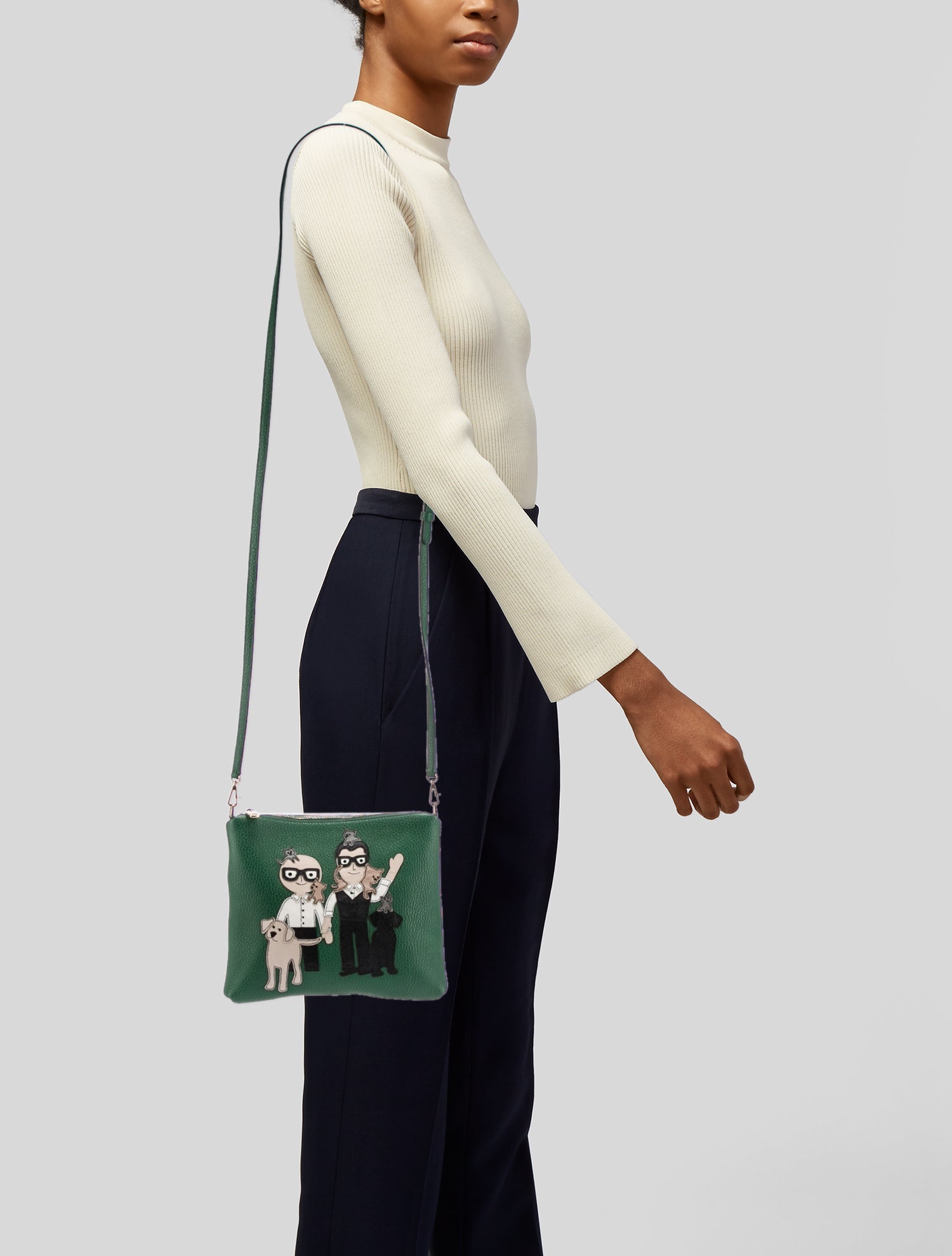 Dolce & Gabbana Leather Family Patch