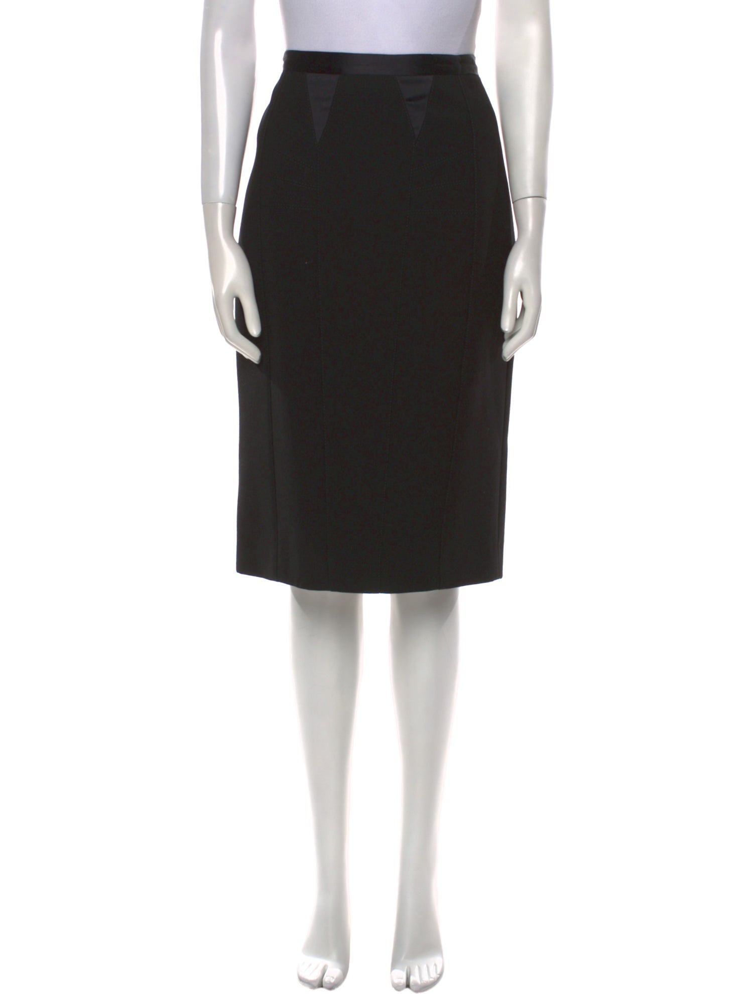 Dolce & Gabbana Virgin Wool Knee-Length Skirt