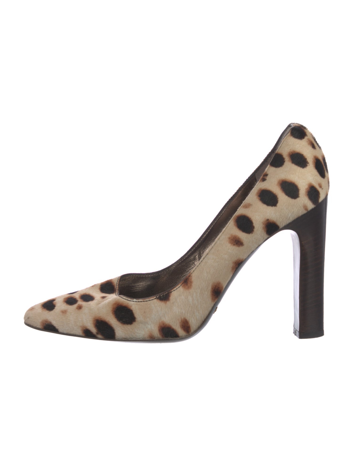 Dolce & Gabbana Ponyhair Animal Print Pumps