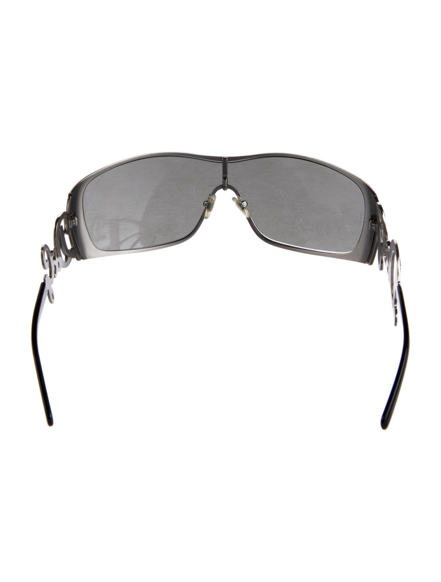 Dolce & Gabbana Shield Mirrored Sunglasses
