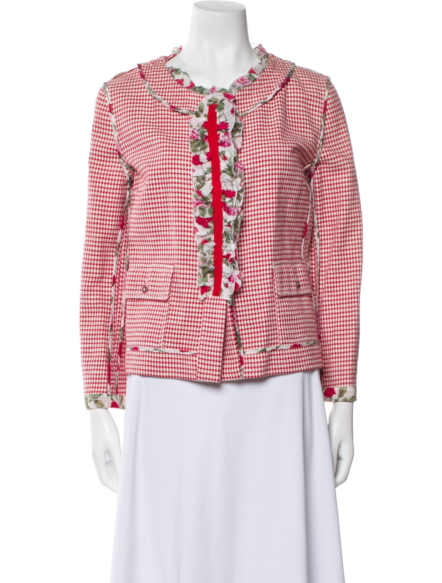 Dolce & Gabbana Houndstooth Print Jacket