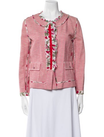 Dolce & Gabbana Jackets Houndstooth Print Jacket Us8, It44 | M